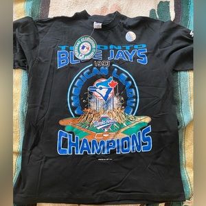 1993 Toronto Blue Jays American League Champions Large T Shirt